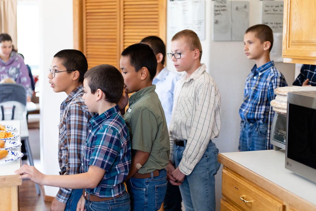 Students learning